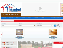 Tablet Screenshot of lideristanbul.com